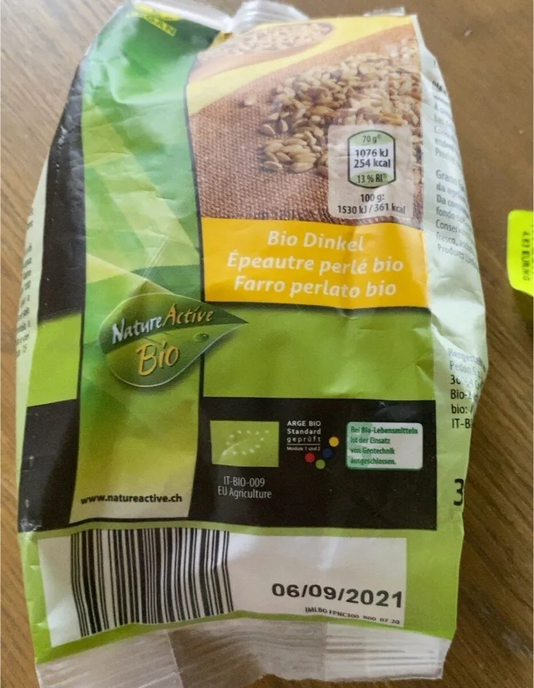 Épeautre perlé bio