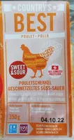 Sminuzzato di cosce di pollo agrodolce