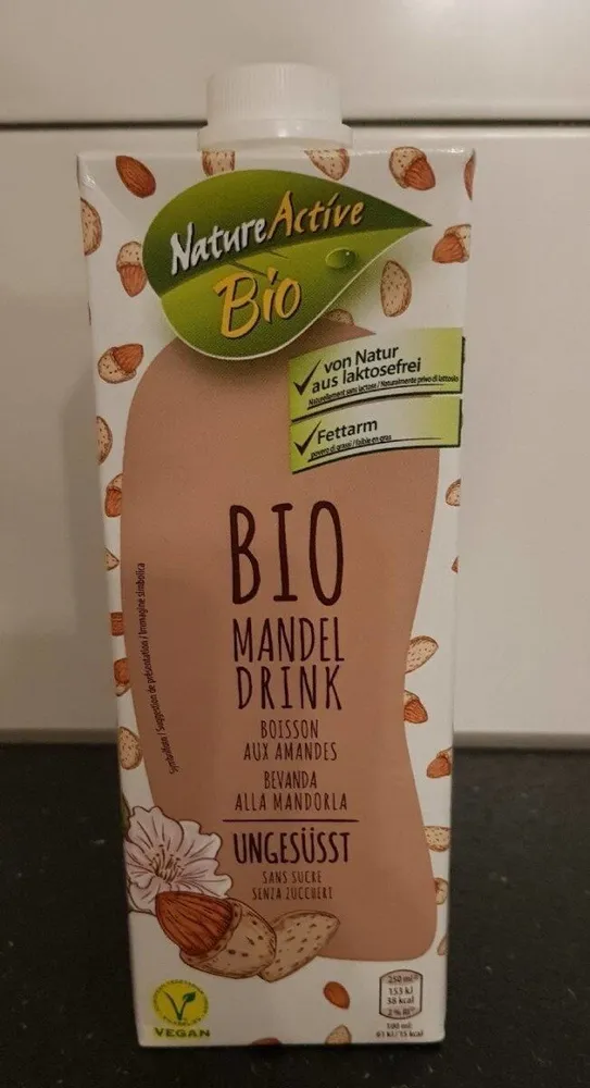 Lait d'amande bio non sucré