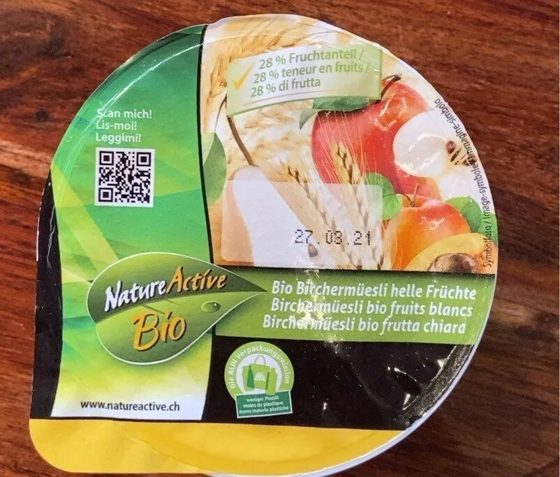 Bio Birchermüsli helle Frucht