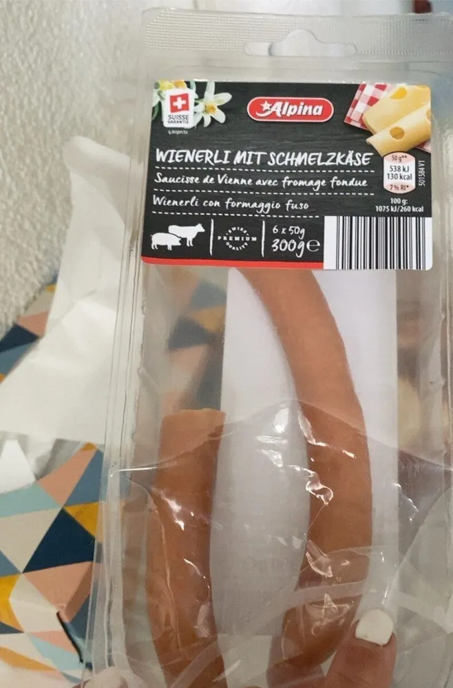 Wienerli mit käse