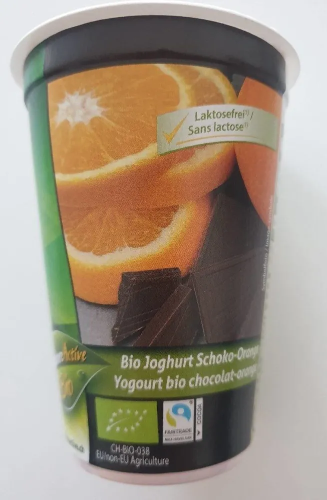 Yogourt bio chocolat-orange