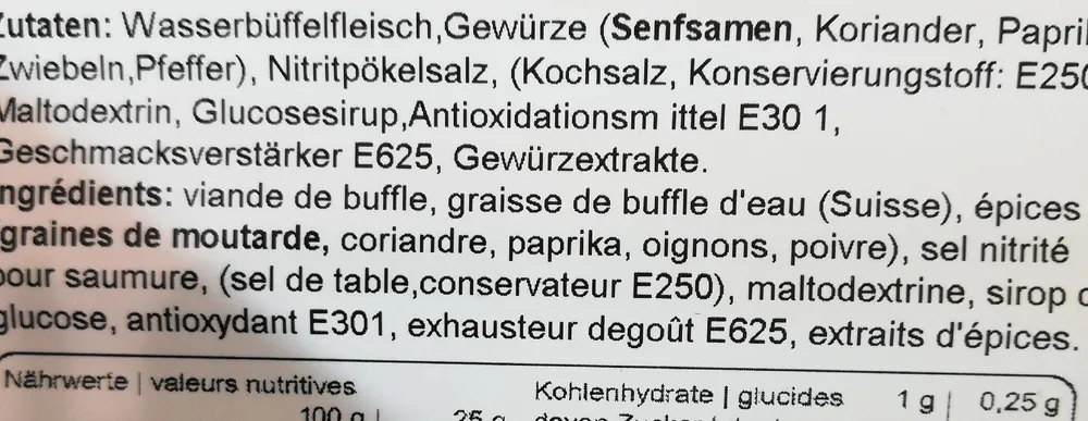 Pastrami de buffle