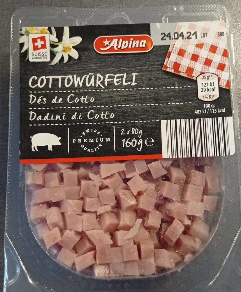 Schinkenwürfel Cotto