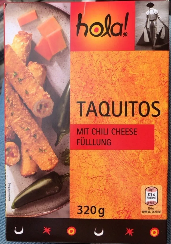 Taquitos mit Chili Cheese Füllung
