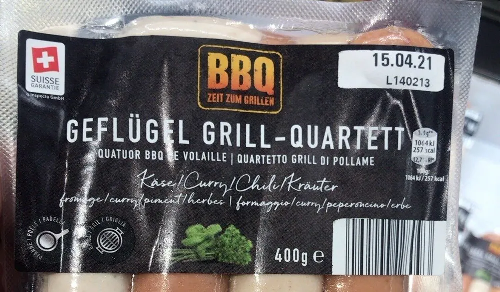 Quatuor BBQ de volaille