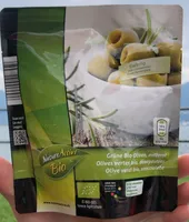 Grüne Bio Oliven, entkernt