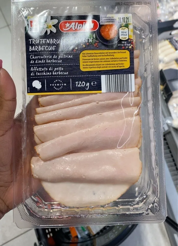 Charcuterie de poitrine de dinde