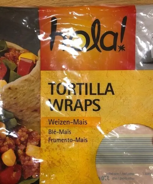 Hola! Tortilla wraps corn