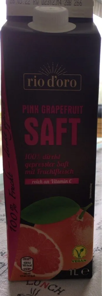 Pink Grapefruit Saft