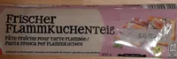 Frischer Flammkuchenteig
