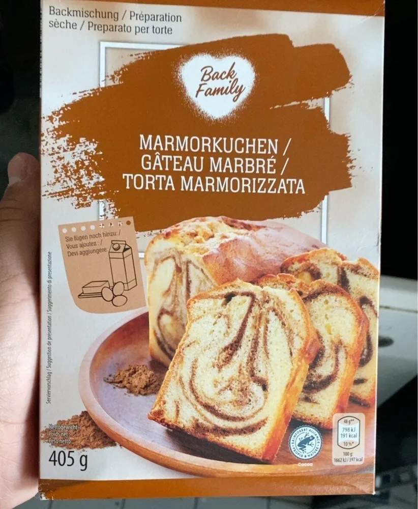 Gâteau marbré