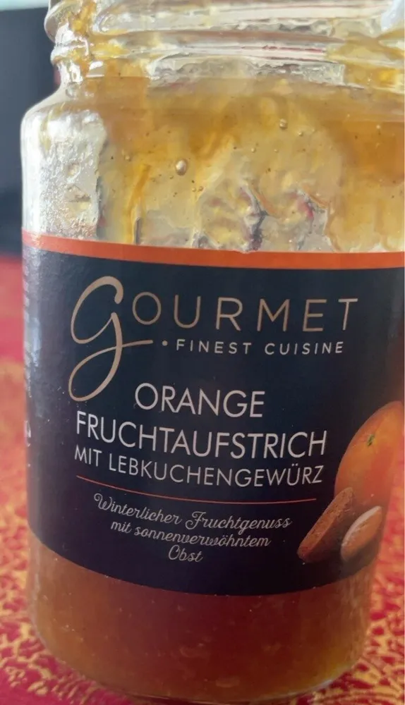 Orange fruchtaufstrich