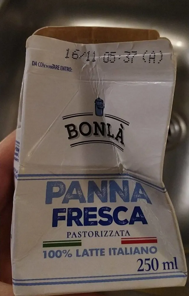 Panna fresca pastorizzata - Bonlà
