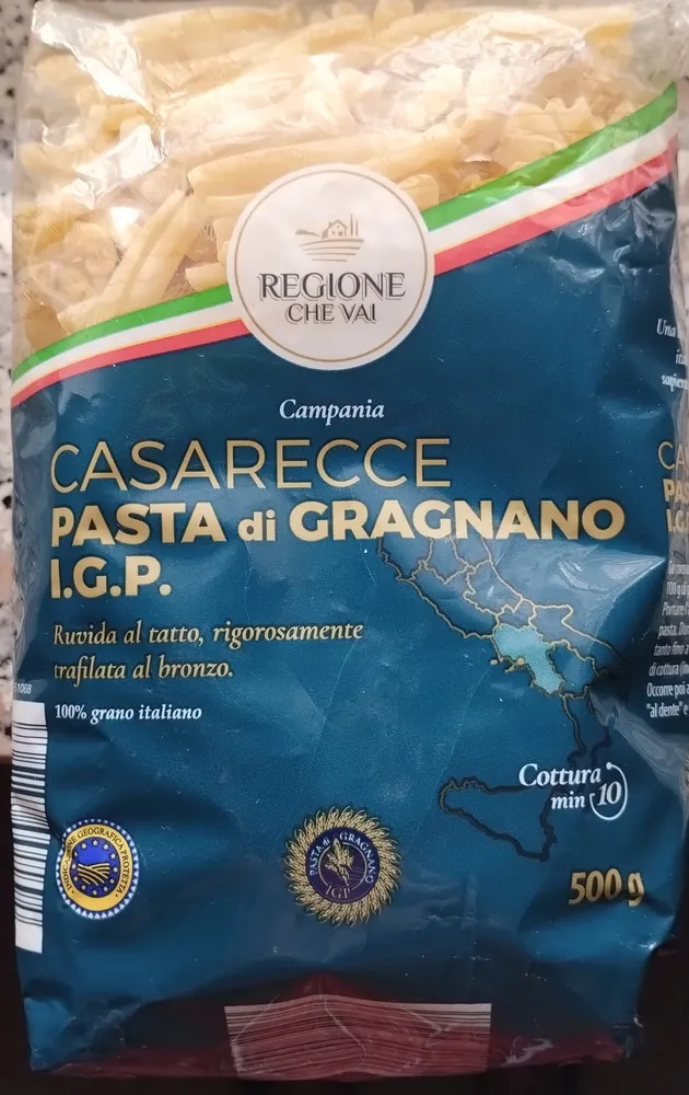 Caserecce pasta di gragnano i.g.p.
