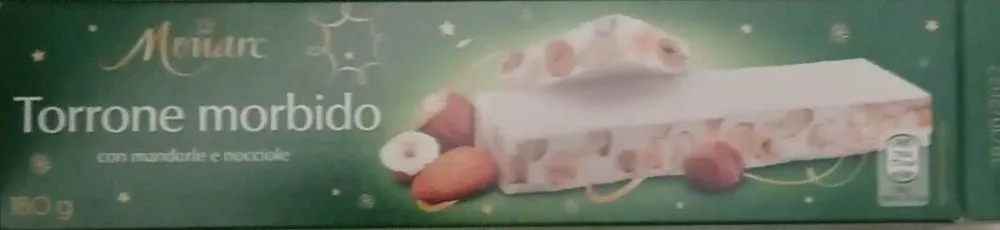 torrone morbido con mandorle e nocciole