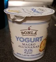 Yogurt magro all'ananas