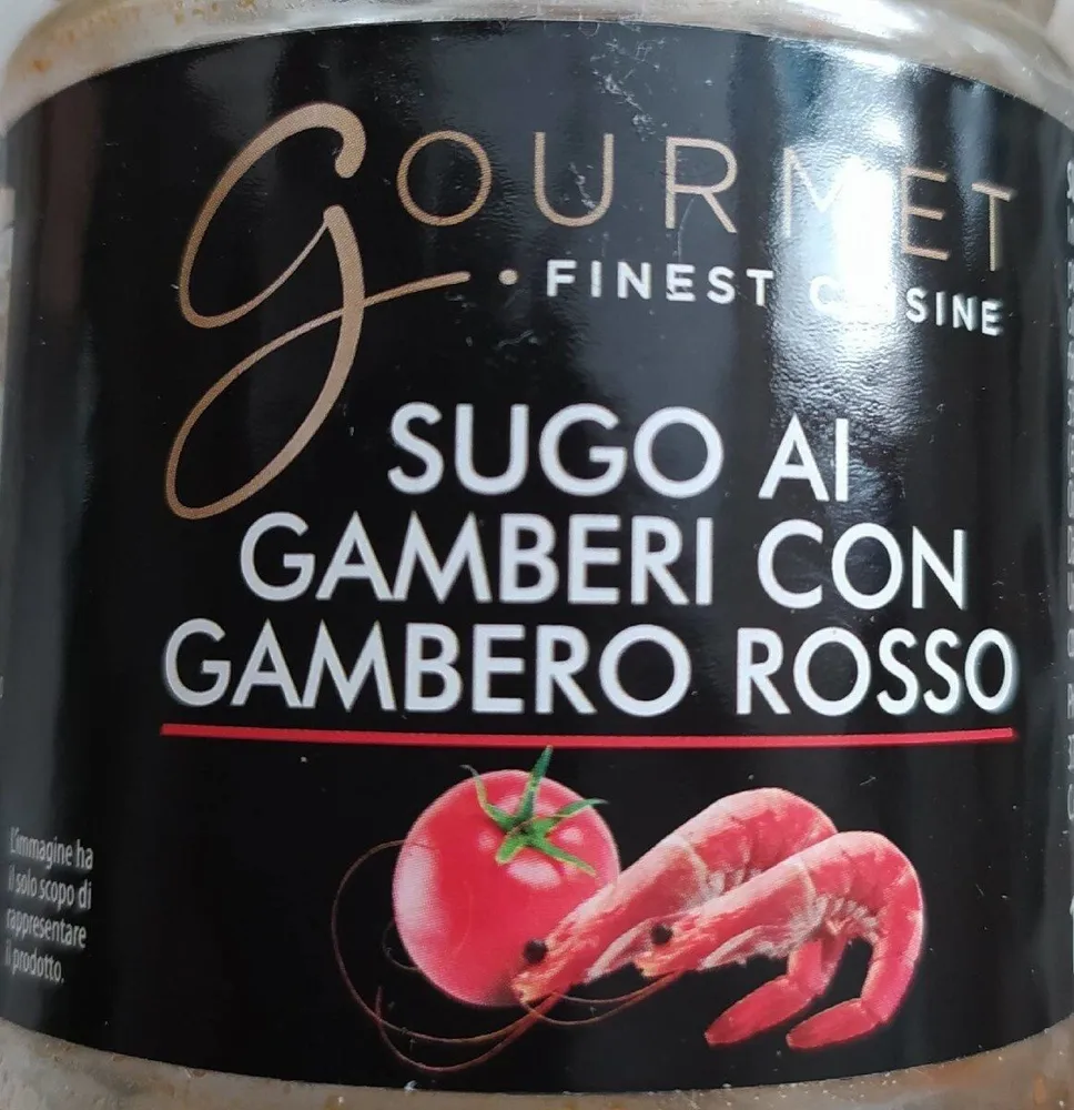 Sugo ai gamberi con gamberi con gambero rosso
