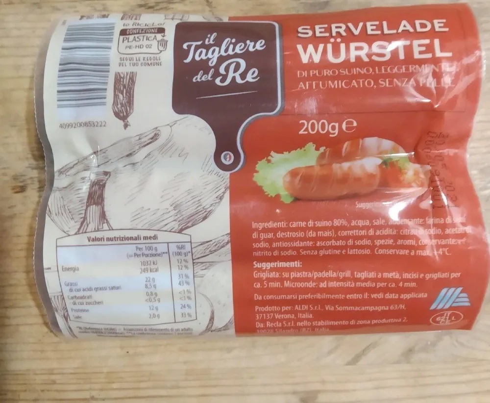 Servelade wurstel