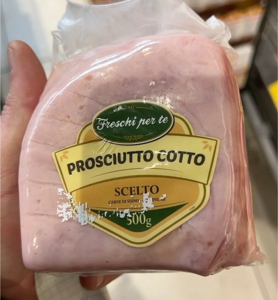 Prosciutto cotto scelto