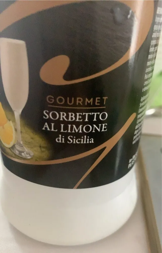 sorbetto al limone