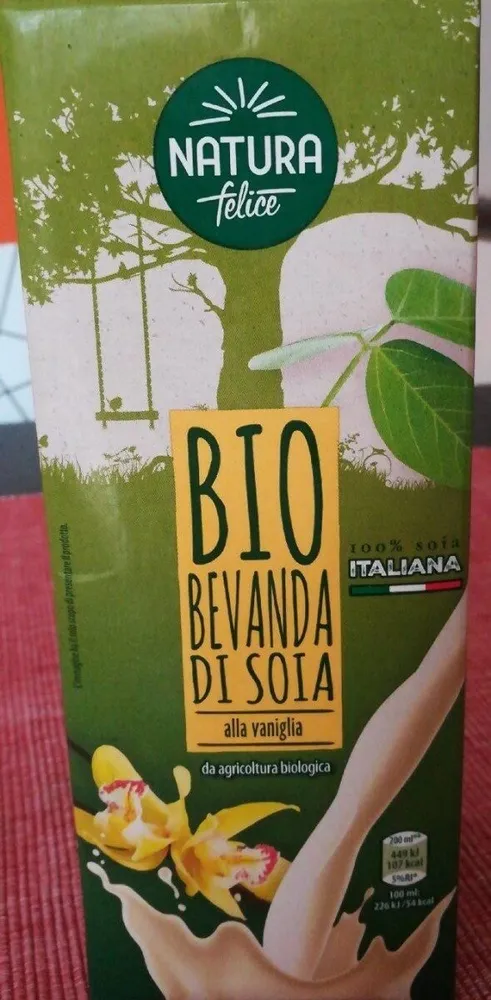 Bio bevanda di soia alla vaniglia