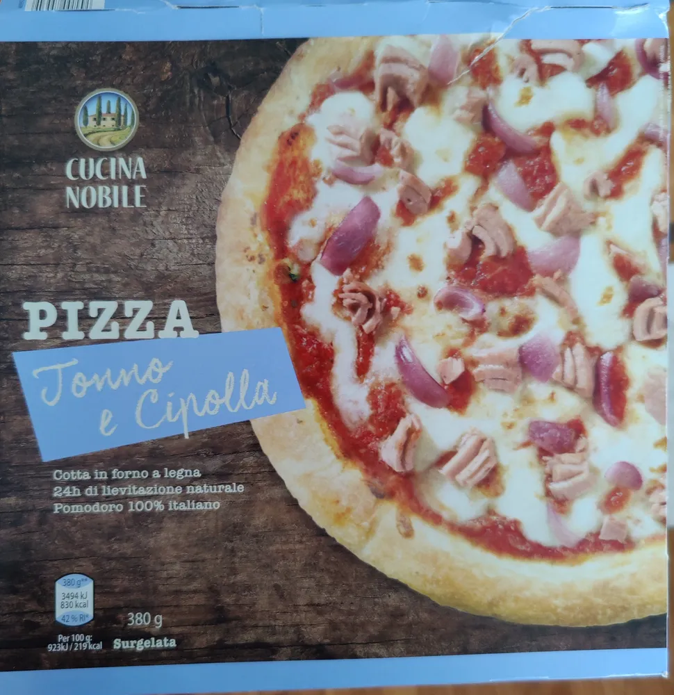 Pizza tonno e cipolla