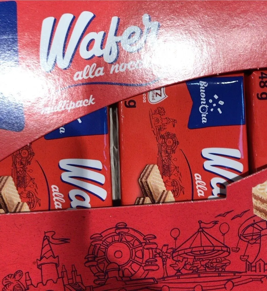 Wafer alla nocciola
