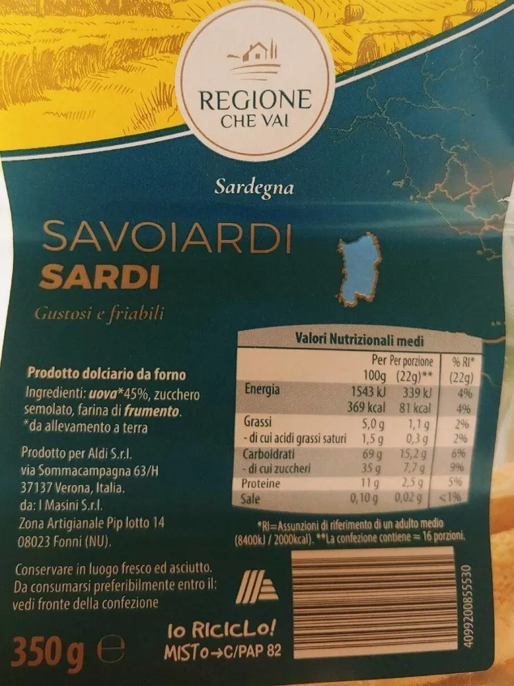 Savoiardi Sardi