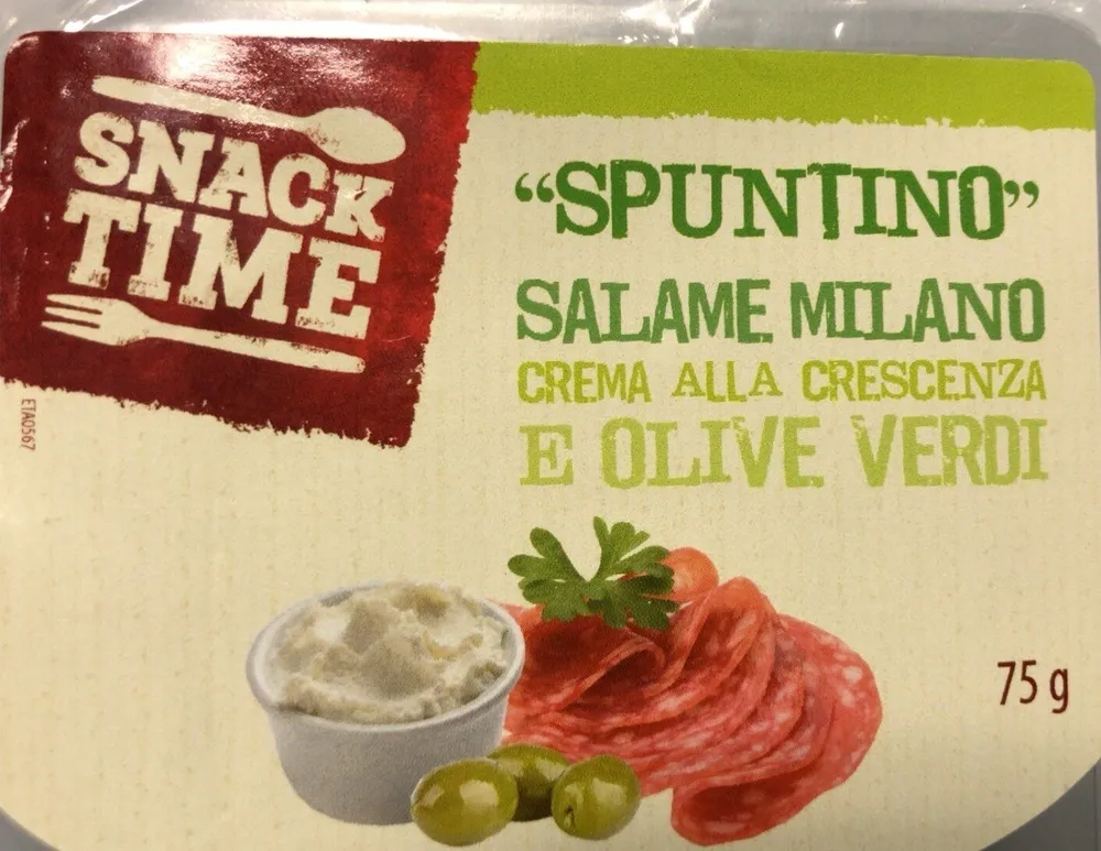 “SPUNTINO” Snack time