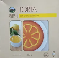 Torta con crema al limone