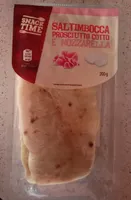 saltimbocca prosciutto cotto e mozzarella