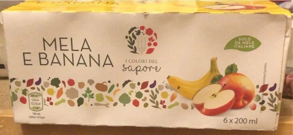Succo mela e banana