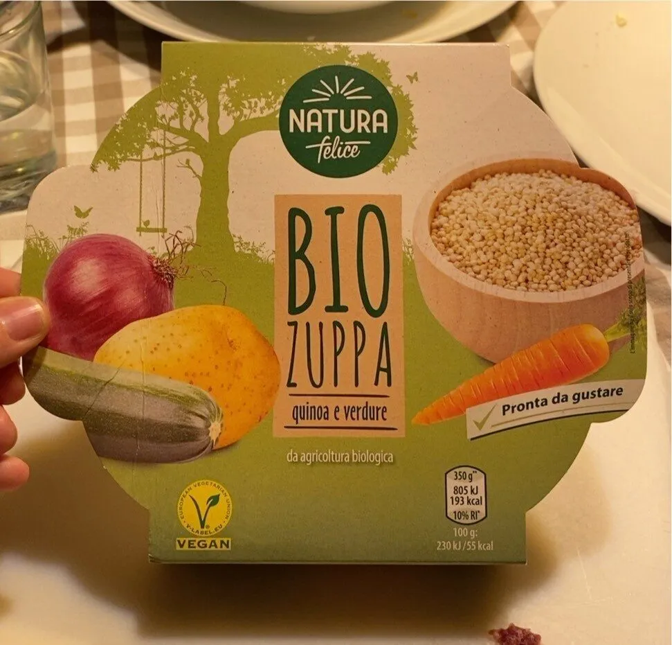 Zuppa quinoa e verdure