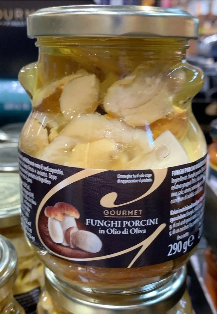 Funghi porcini in olio di oliva