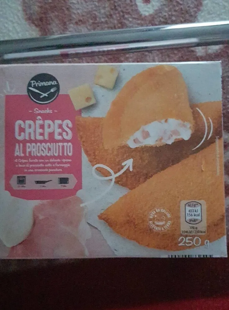 Crepes al prosciutto