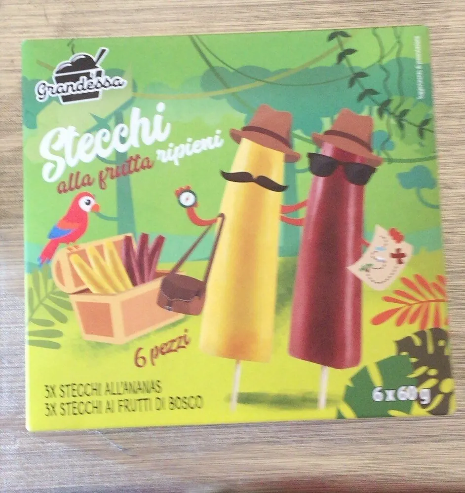 Stecchi alla frutta ripieni