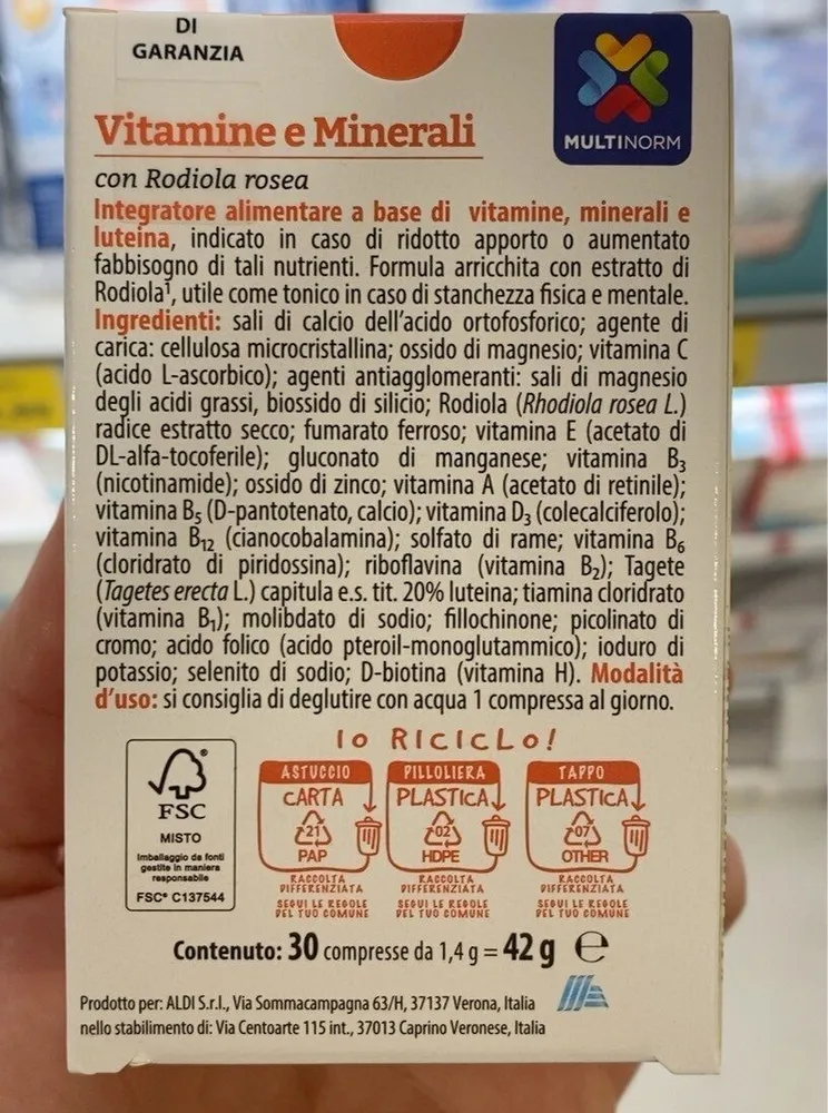 Vitamine minerali