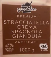 Premium stracciatella crema spagnola gianduia variegati
