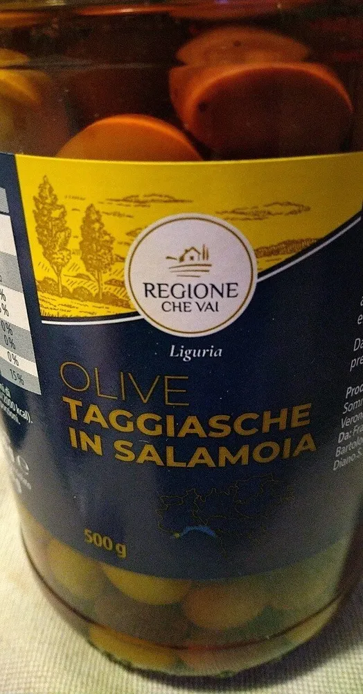 Olive taggiasche in salamoia