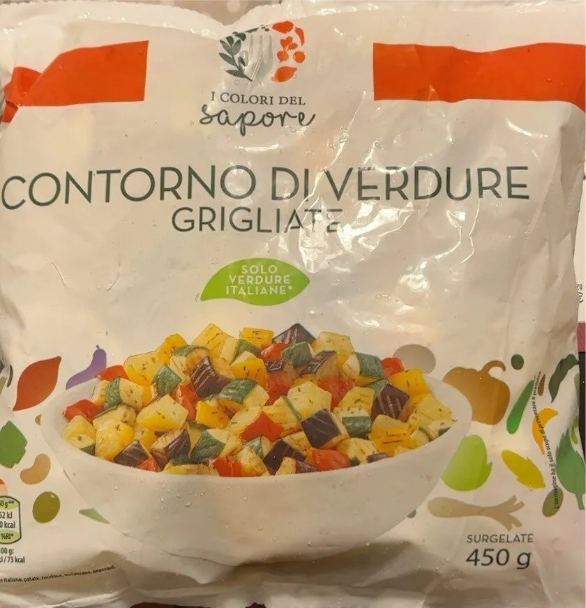 Contorno di verdure grigliate