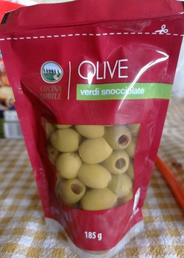 Olive verdi snocciolate