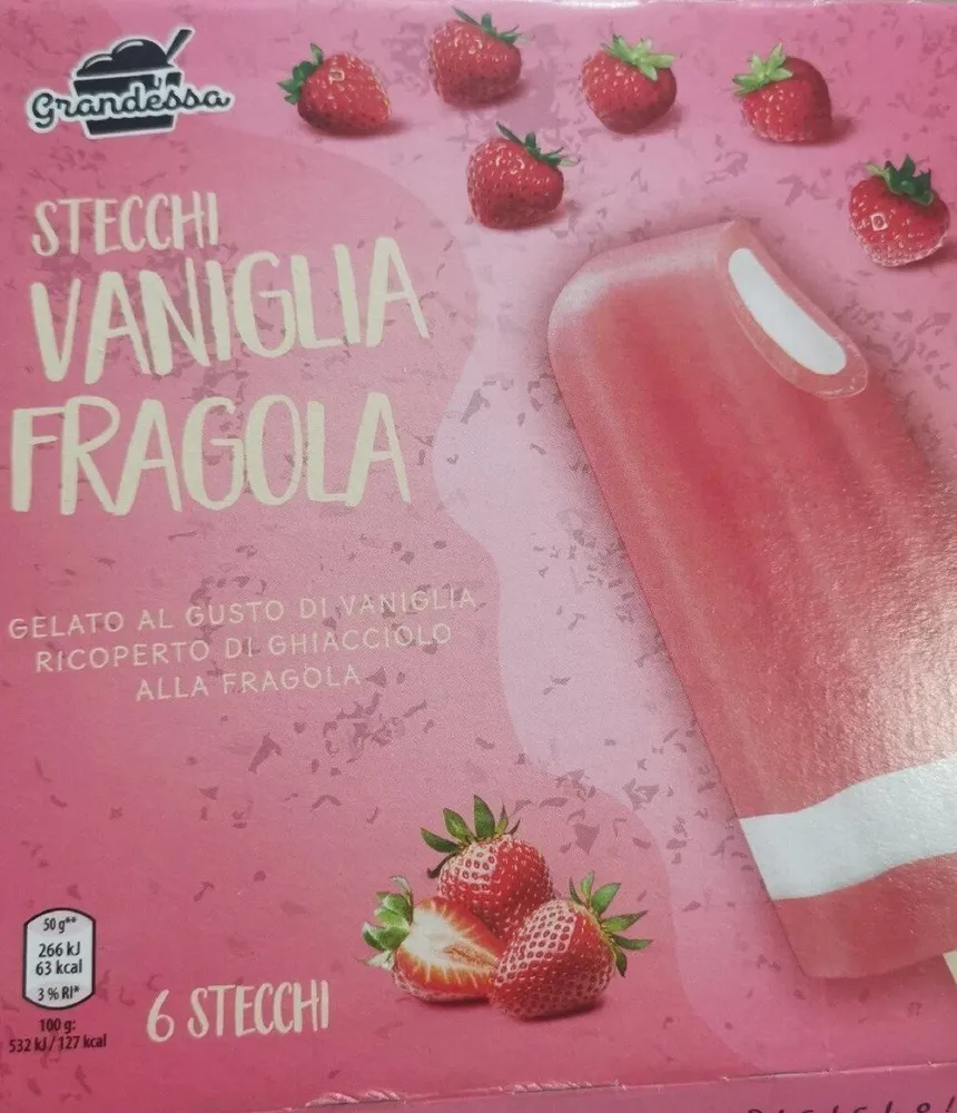 Stecco vaniglia fragola