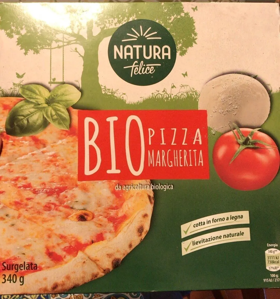 Bio pizza margherita