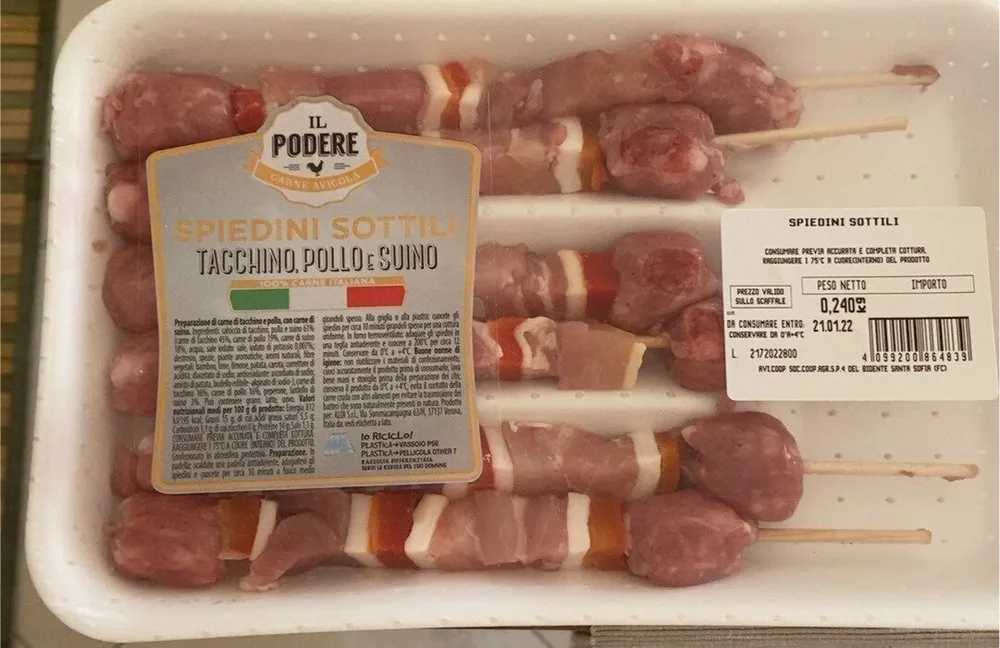 Spiedini sottili
