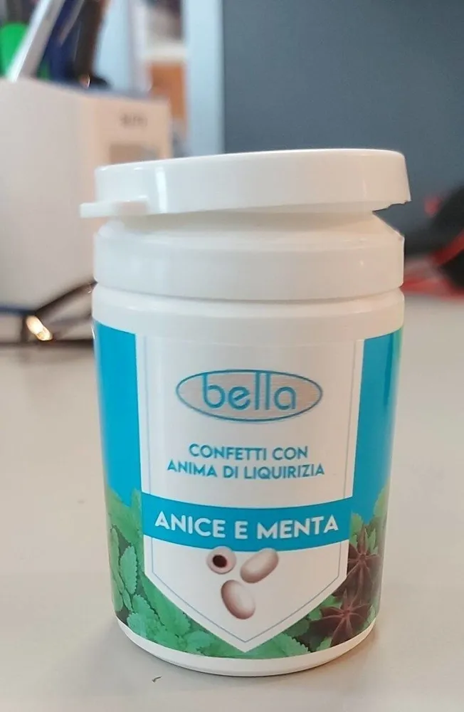 Confetti con liquirizia e menta