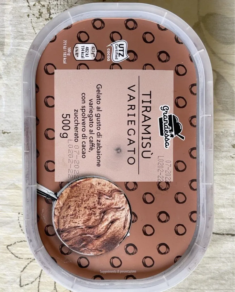 Tiramisù variegato