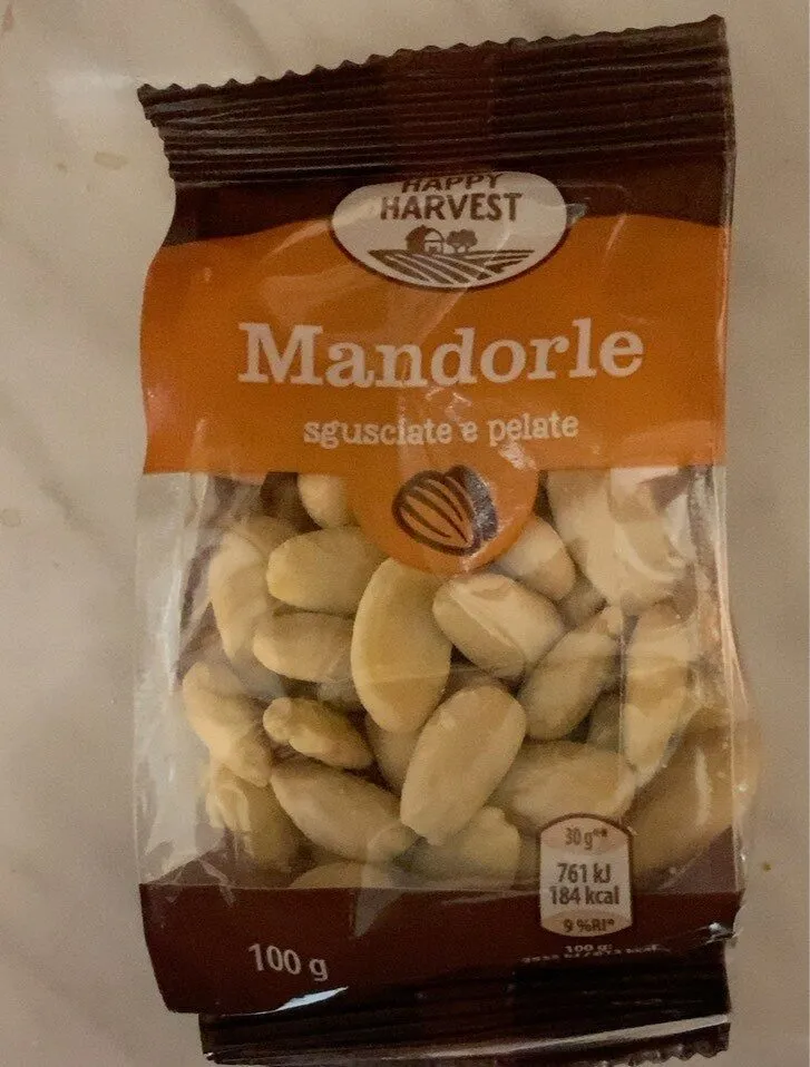 Mandorle sgusciate e pelate