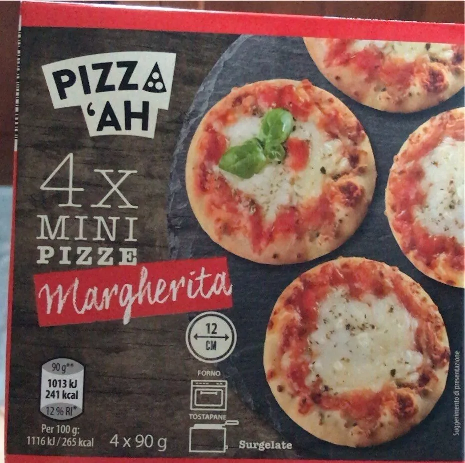 mini pizze margherite