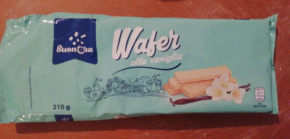 Wafer alla vaniglia